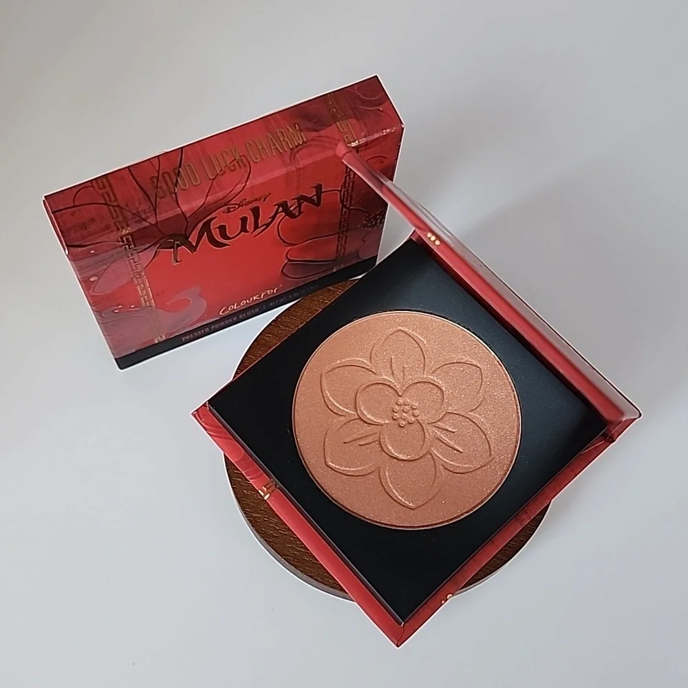 Colourpop Disney Mulan Pressed Powder Blush - Good Luck Charm - Limited Edition